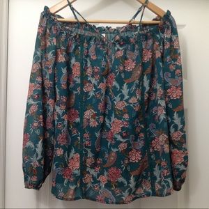 💥4 for $20💥Floral Off The Shoulder Top (M)